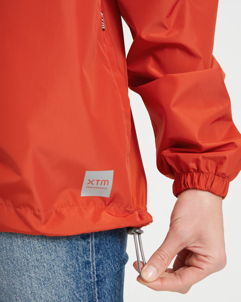 Stash 2L Unisex Packable Rain Jacket Burnt Orange - Image 13