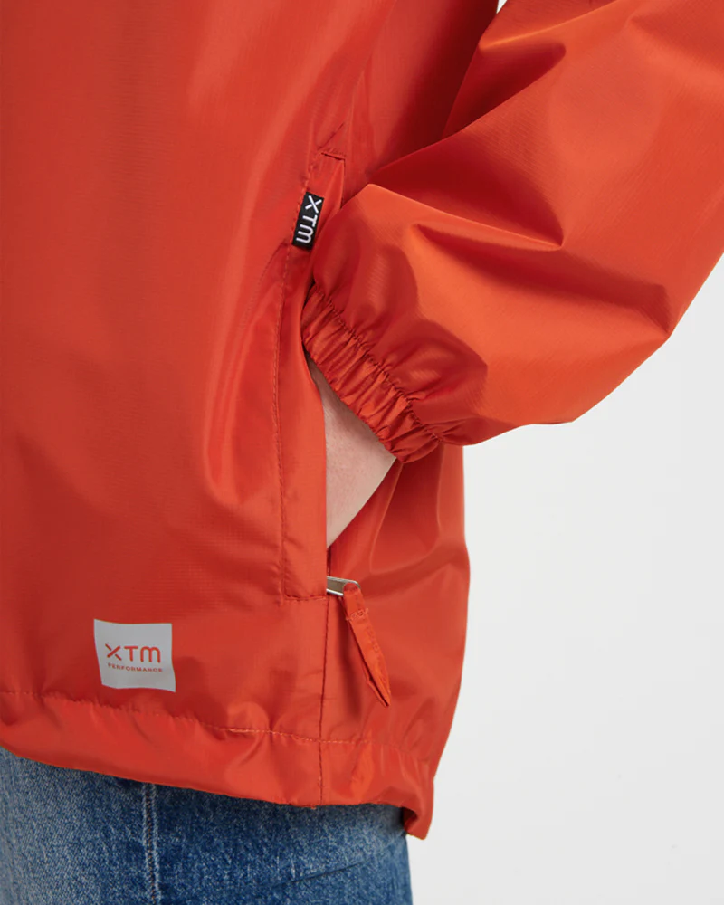 Stash 2L Unisex Packable Rain Jacket Burnt Orange - Image 14