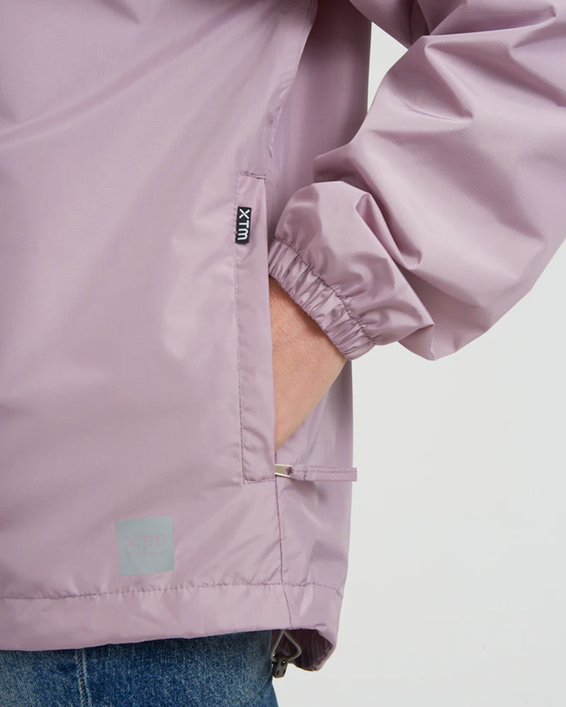 Stash 2L Unisex Packable Rain Jacket Fog - Image 12