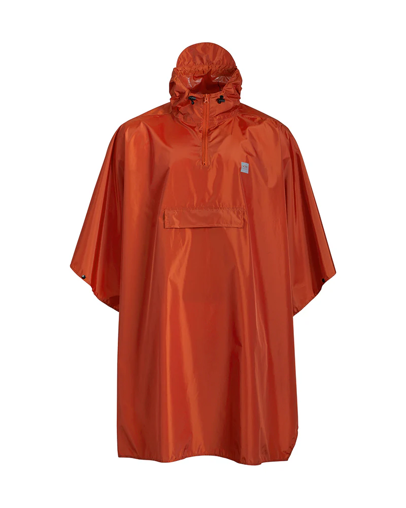 Stash 2L Waterproof Premium Tech Poncho - Burnt Orange - Image 2