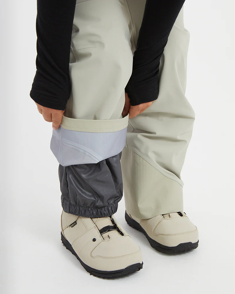 Stellar Ladies Women's Snow Bib Pant Stone Grey - Image 9