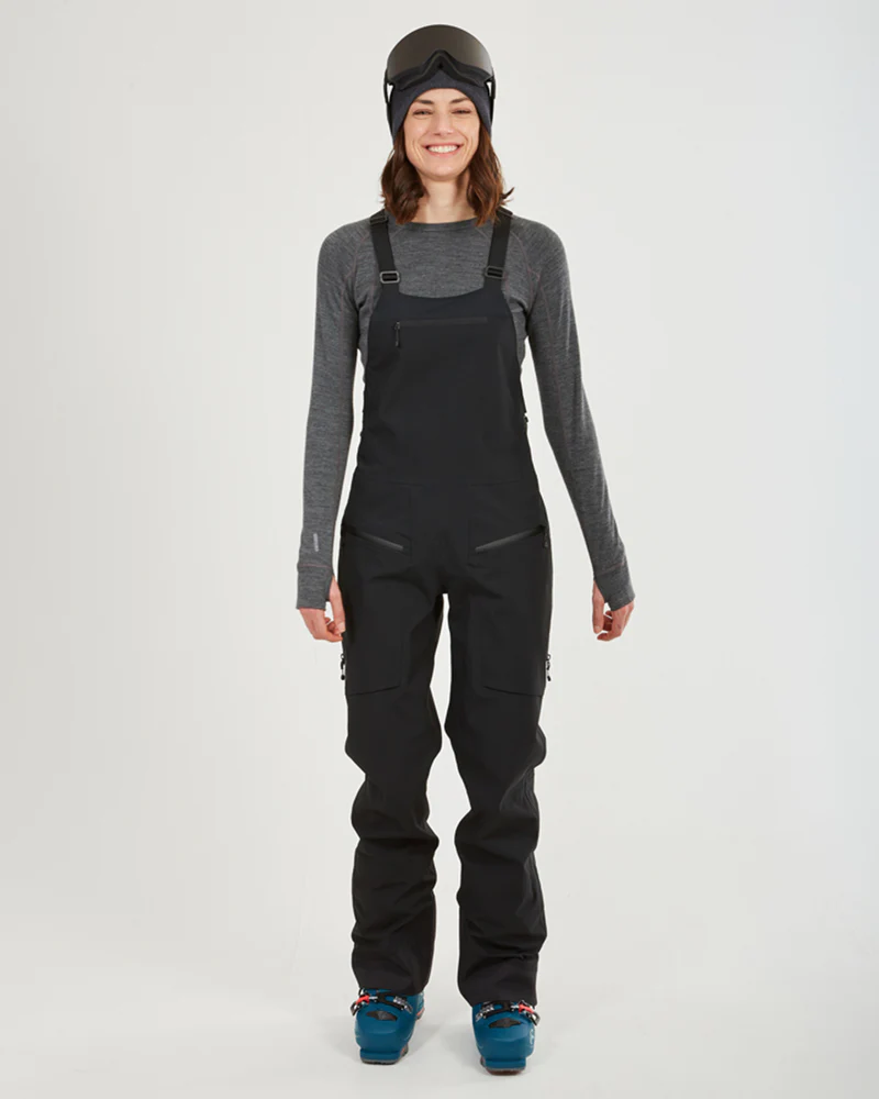 Stellar Ladies Women's Snow Bib Pant Black - Image 3