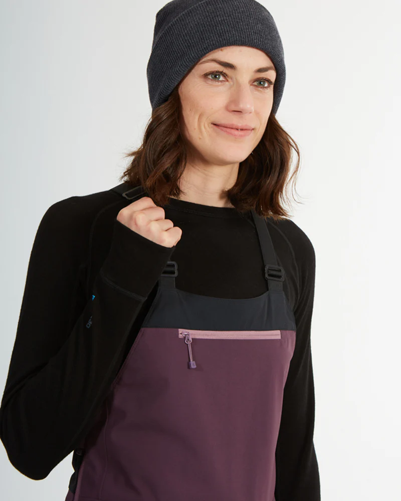 Stellar Ladies Women's Snow Bib Pant Plum - Image 5
