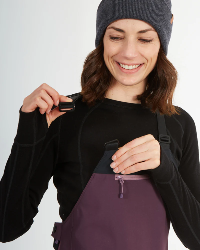 Stellar Ladies Women's Snow Bib Pant Plum - Image 7