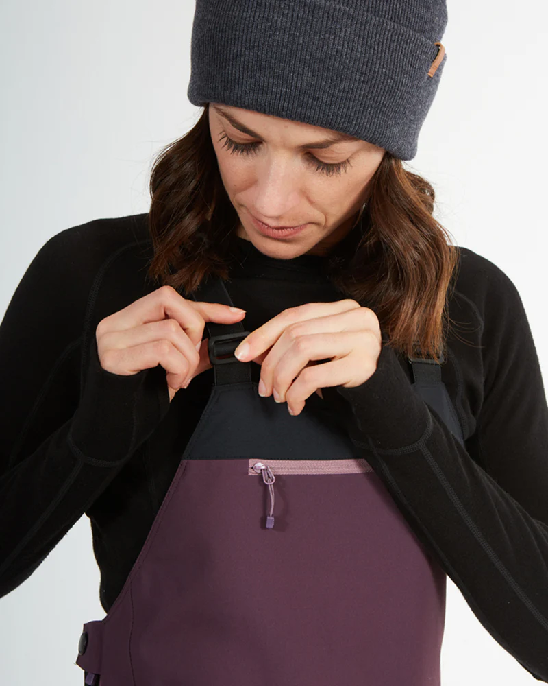 Stellar Ladies Women's Snow Bib Pant Plum - Image 8