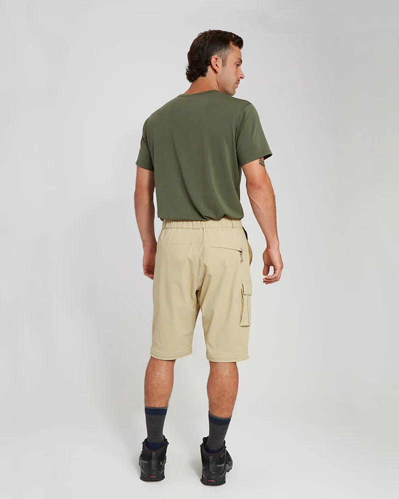 Sturgeon Mens Zip Off Hike Pants Sand - Image 15