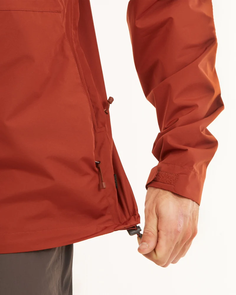 Takayna Mens Premium Packable Waterproof Rain Jacket Brick - Image 11