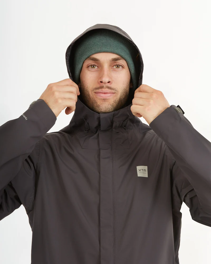 Takayna Mens Premium Packable Waterproof Rain Jacket Granite - Image 10