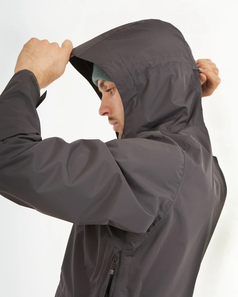 Takayna Mens Premium Packable Waterproof Rain Jacket Granite - Image 11