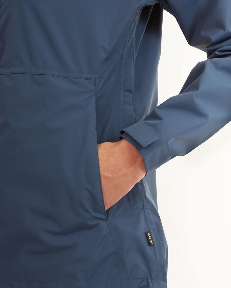 Takayna Womens Premium Packable Waterproof Rain Jacket Slate Blue - Image 9