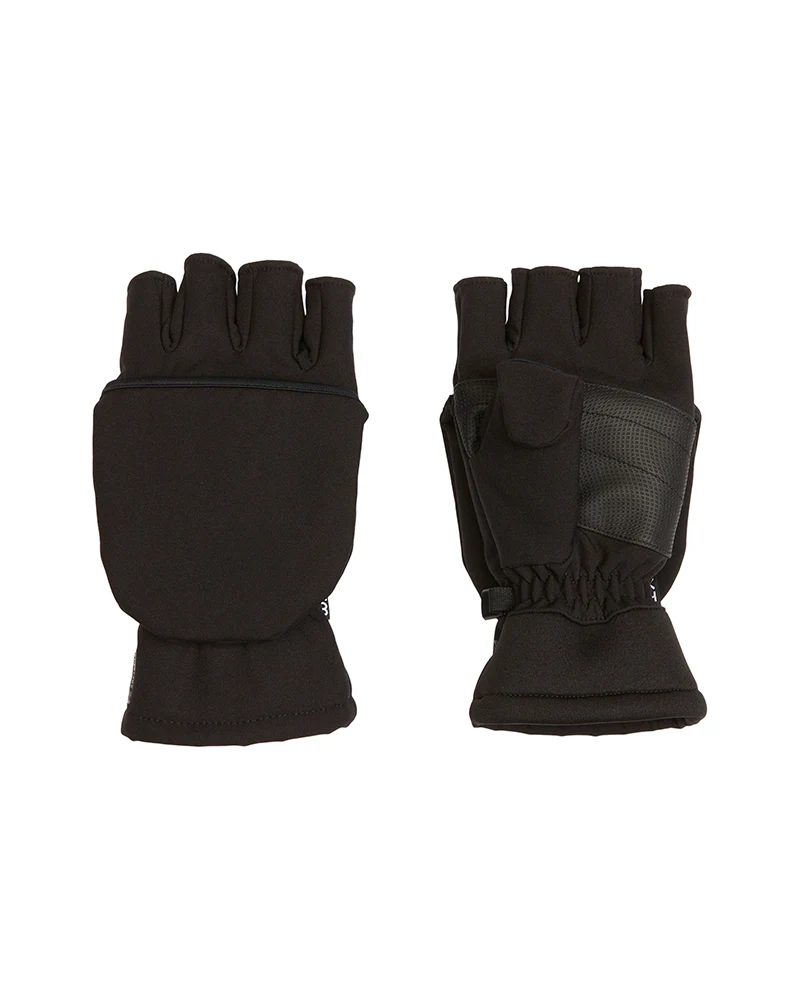 Tease Hooded-Fingerless Convertible Softshell Unisex Adults Glove - Image 2