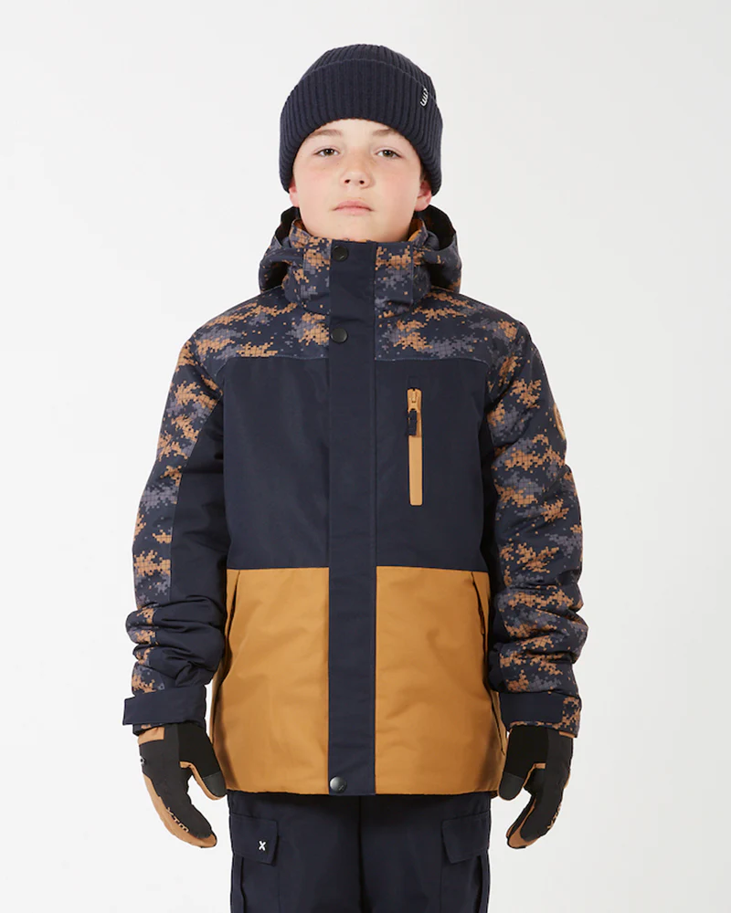 Theo Kids Snow Jacket 10-16 years Navo Camo - Image 3