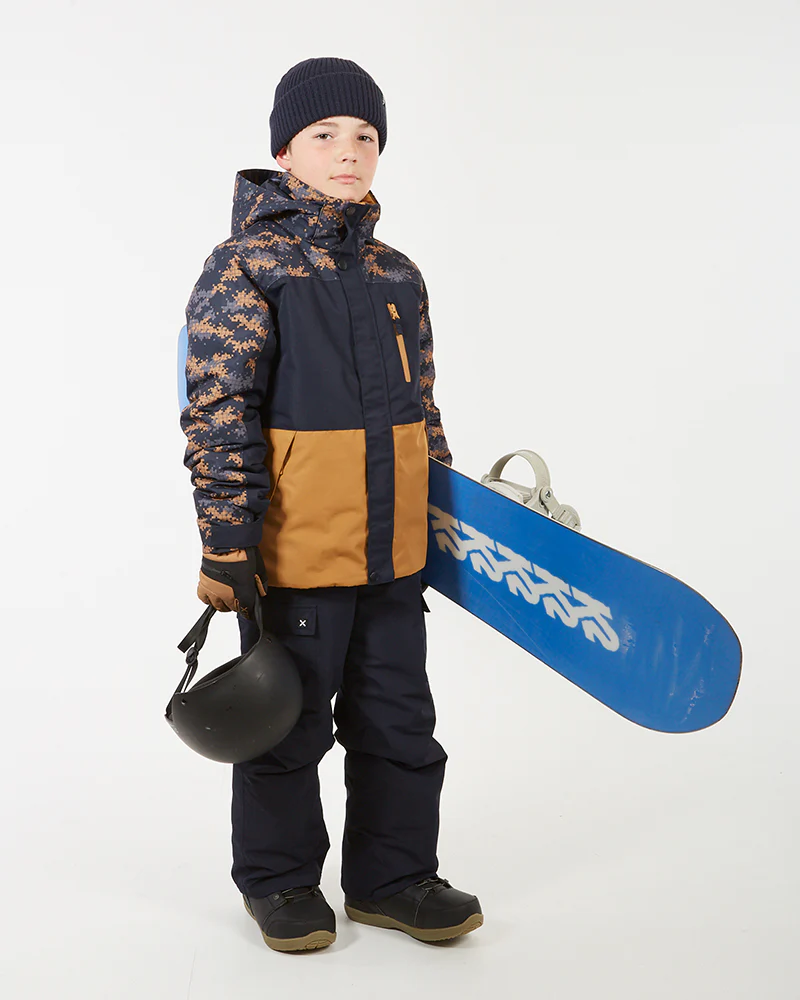 Theo Kids Snow Jacket 10-16 years Navo Camo - Image 6
