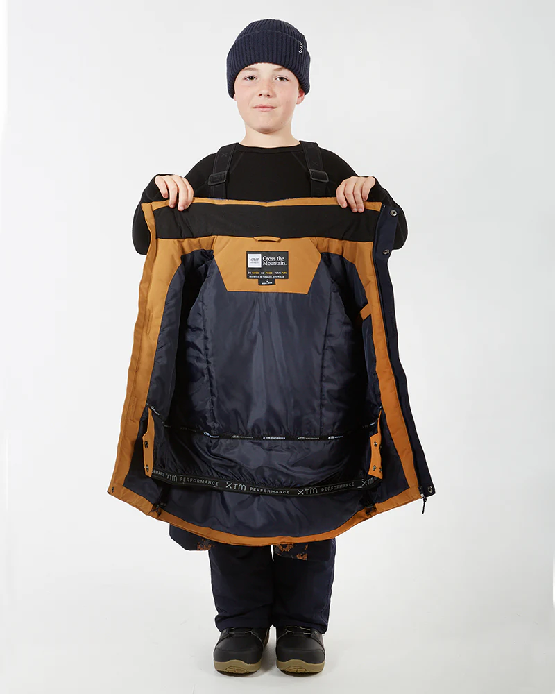 Theo Kids Snow Jacket 10-16 years Navo Camo - Image 9
