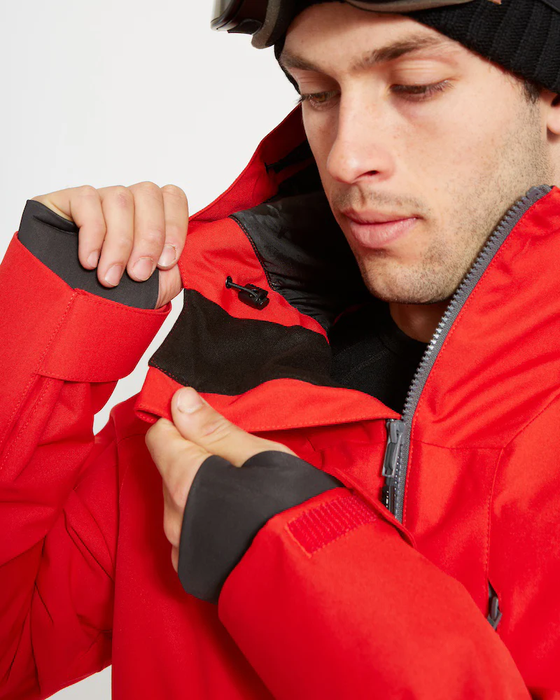 Titanium III Men's Snow Jacket - Lava - Image 12