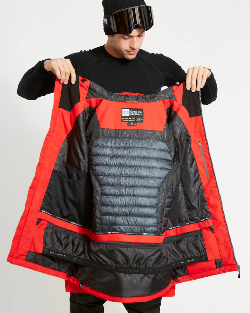 Titanium III Men's Snow Jacket - Lava - Image 17