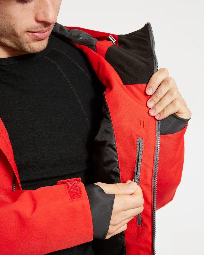 Titanium III Men's Snow Jacket - Lava - Image 19