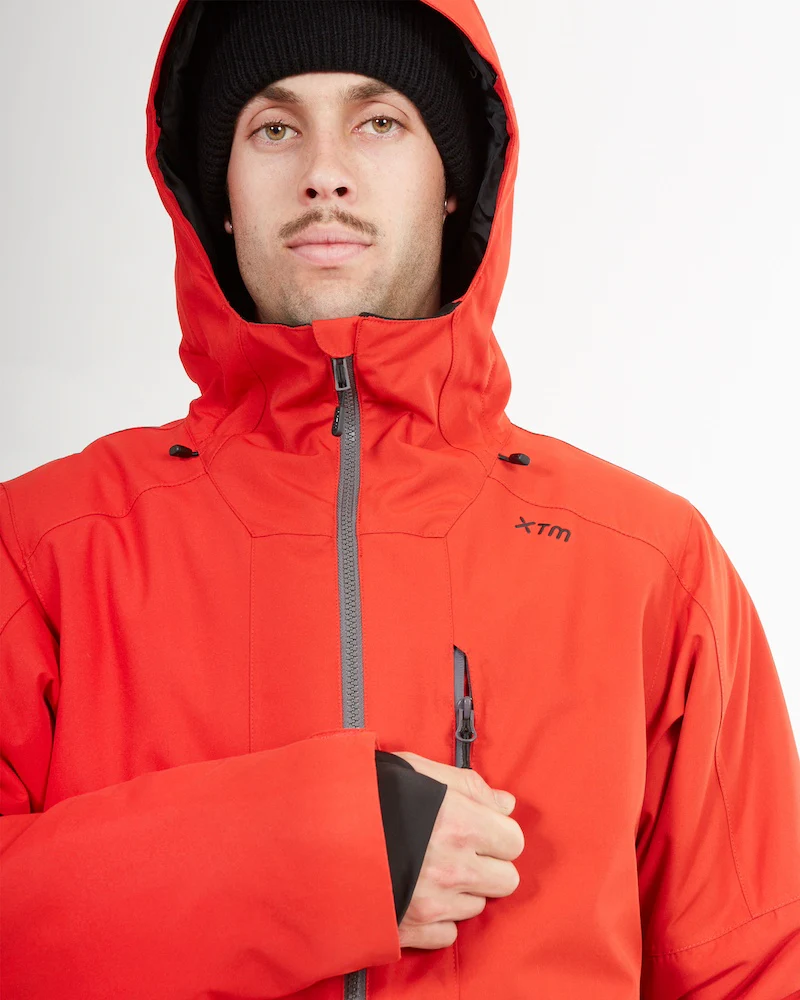 Titanium III Men's Snow Jacket - Lava - Image 8