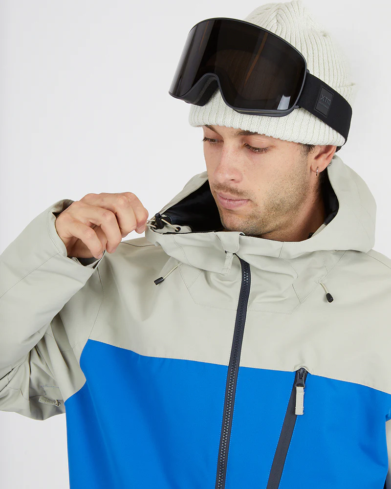Traverse III Mens Ski Jacket Stone Grey - Image 20