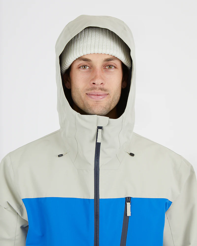 Traverse III Mens Ski Jacket Stone Grey - Image 21