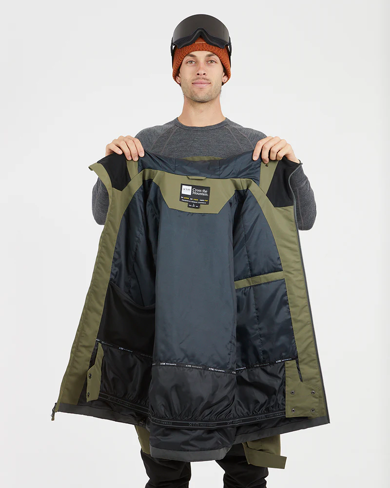 Traverse III Mens Ski Jacket Kalamata - Image 8