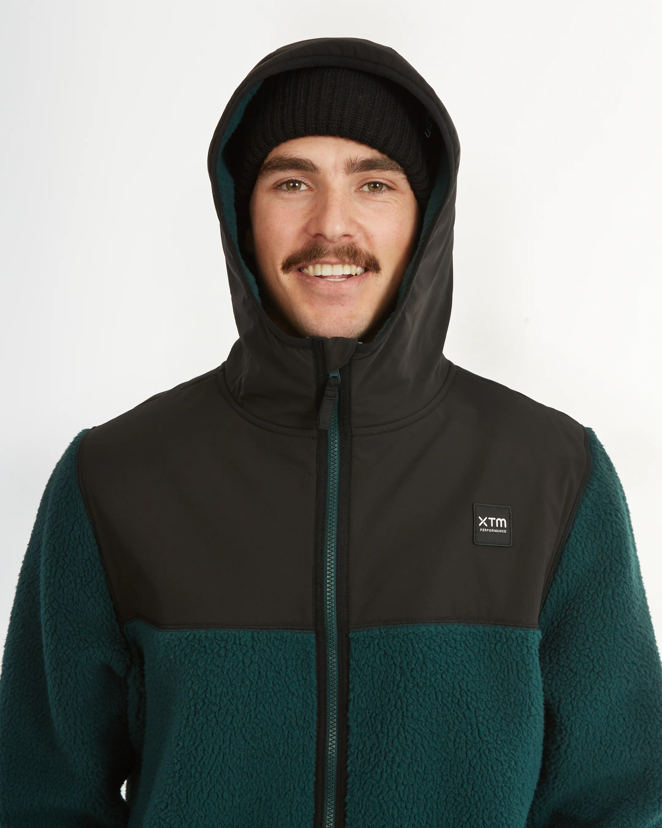 Treachery Sherpa Fleece Jacket Mens - Pine - Image 12