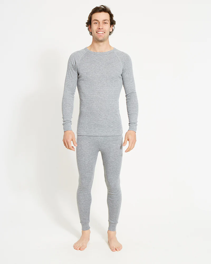 Unisex Heatflex Thermal Pant Charcoal Marle - Image 4
