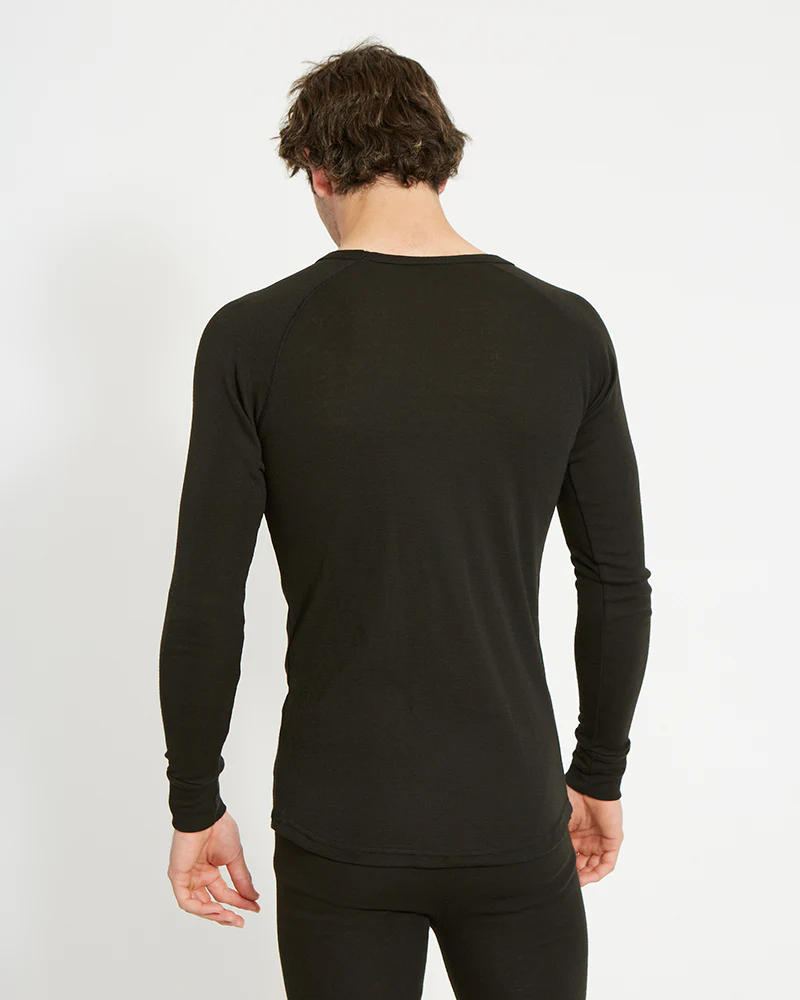 Unisex Heatflex Thermal Top Black - Image 3