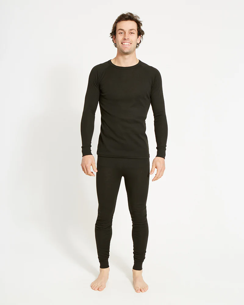 Unisex Heatflex Thermal Top Black - Image 4