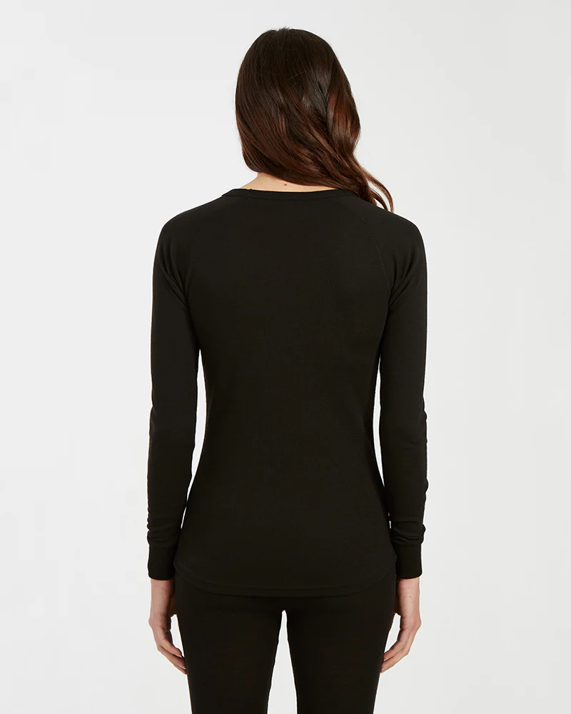 Unisex Heatflex Thermal Top Black - Image 7