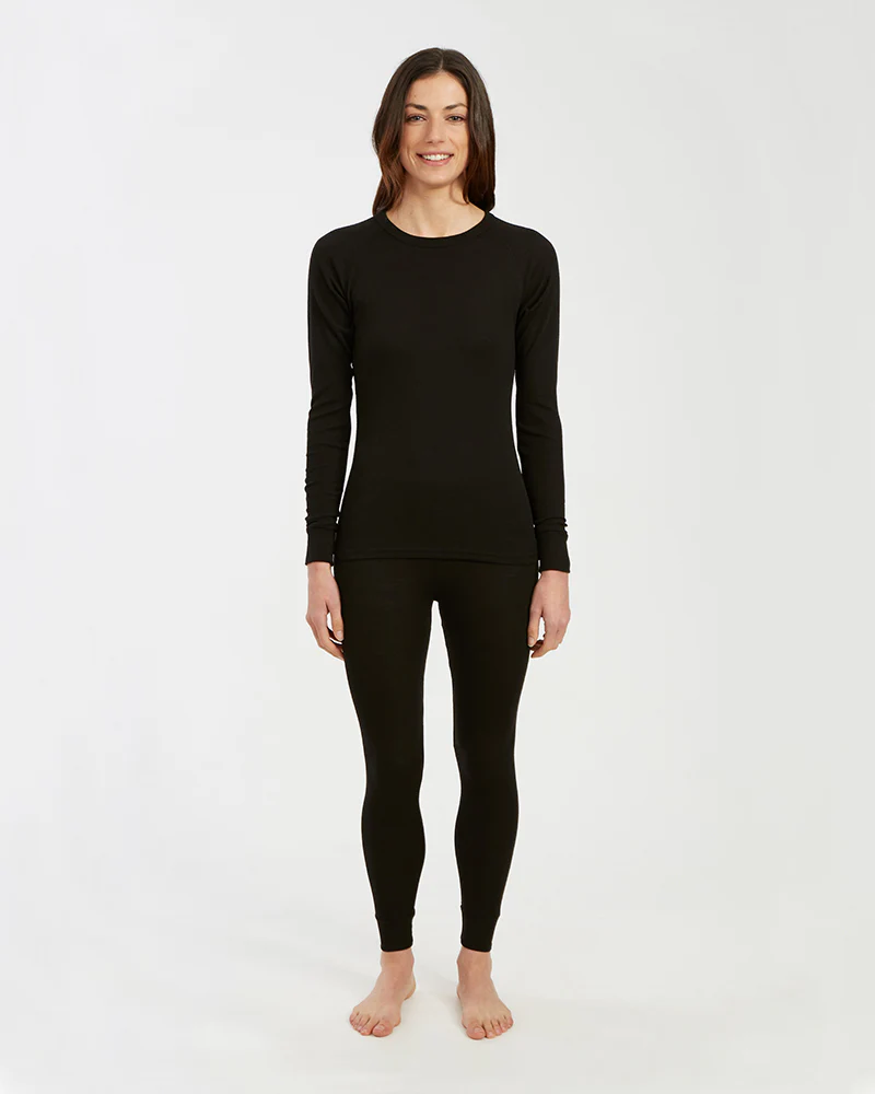 Unisex Heatflex Thermal Top Black - Image 8