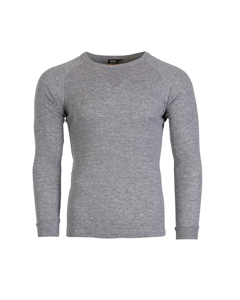 Unisex Heatflex Thermal Top Charcoal Marle - Image 10