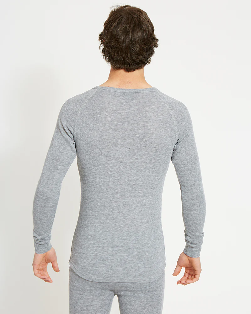 Unisex Heatflex Thermal Top Charcoal Marle - Image 7