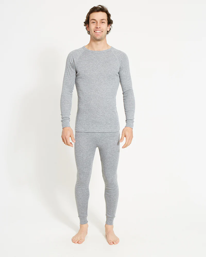 Unisex Heatflex Thermal Top Charcoal Marle - Image 8
