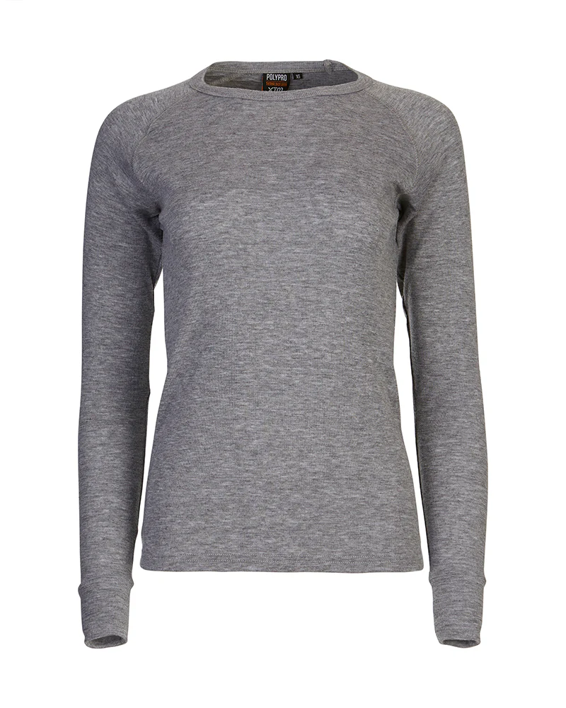 Unisex Heatflex Thermal Top Charcoal Marle - Image 9