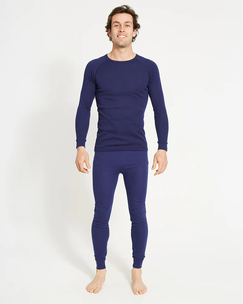 Unisex Heatflex Thermal Top Navy - Image 4