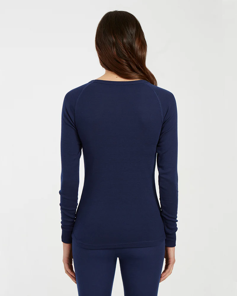Unisex Heatflex Thermal Top Navy - Image 7