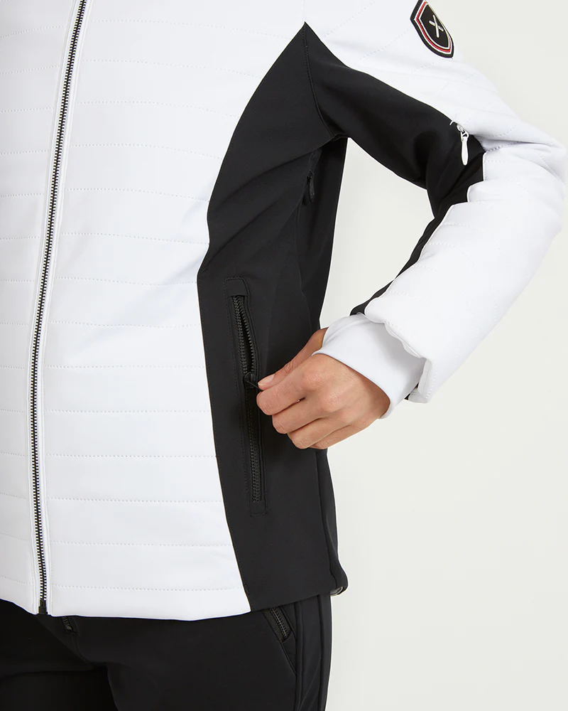 Vallee Womens Ski Jacket White - Image 13