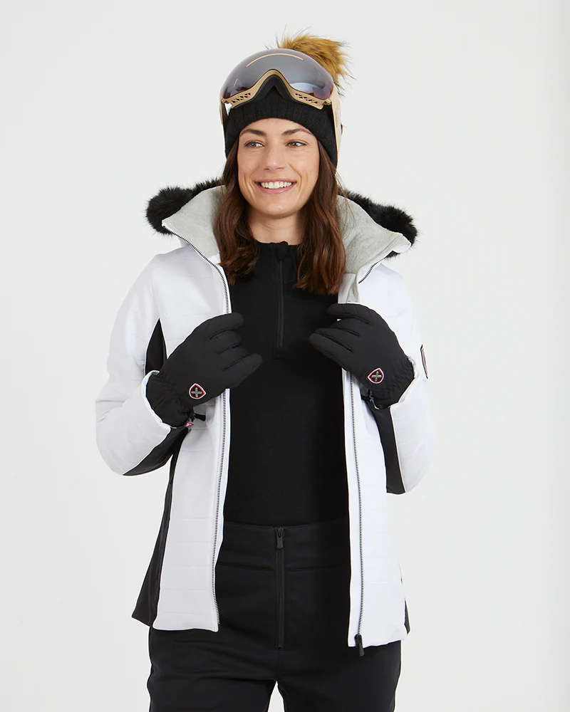 Vallee Womens Ski Jacket White - Image 7