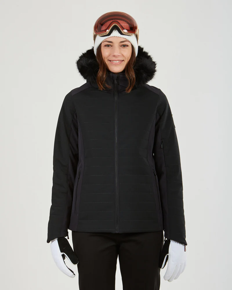 Vallee Womens Ski Jacket Black