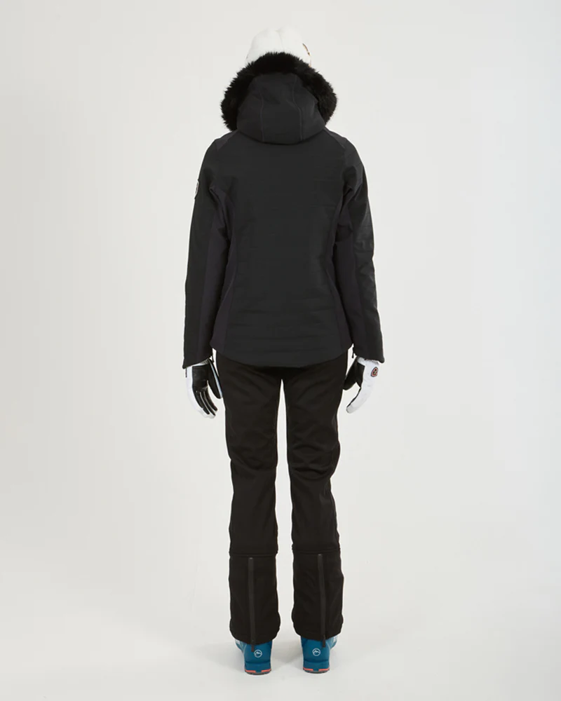 Vallee Womens Ski Jacket Black - Image 8