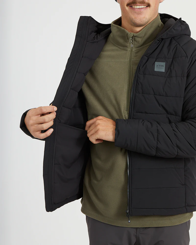 WOOLXLOFT Mens Puffer Jacket Black - Image 3