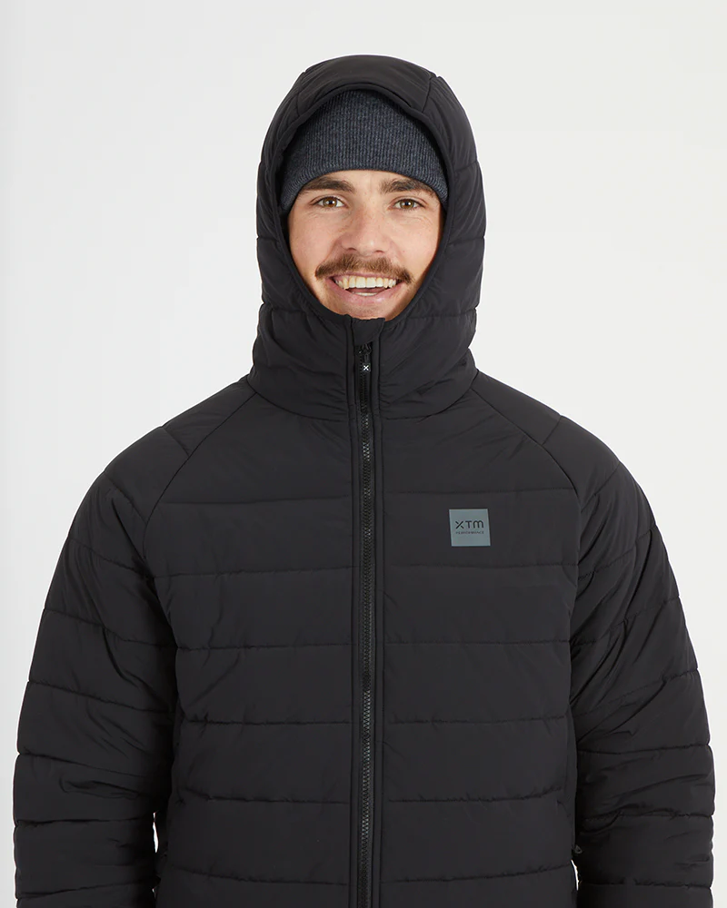 WOOLXLOFT Mens Puffer Jacket Black - Image 4