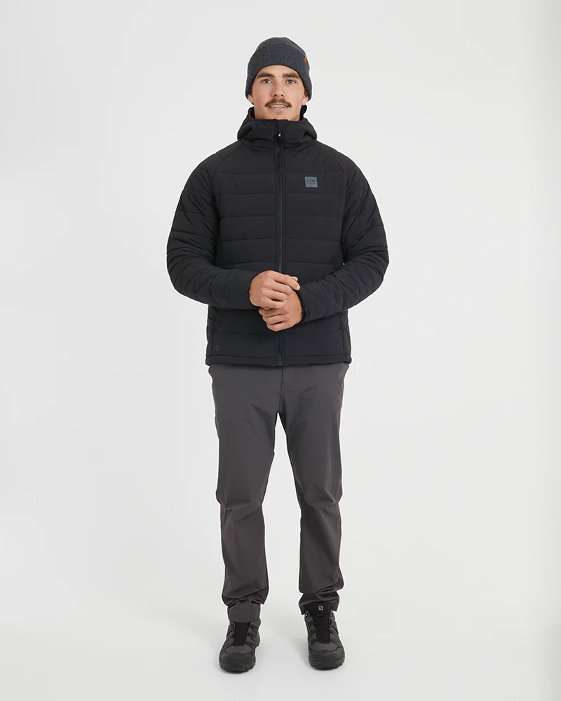 WOOLXLOFT Mens Puffer Jacket Black - Image 6