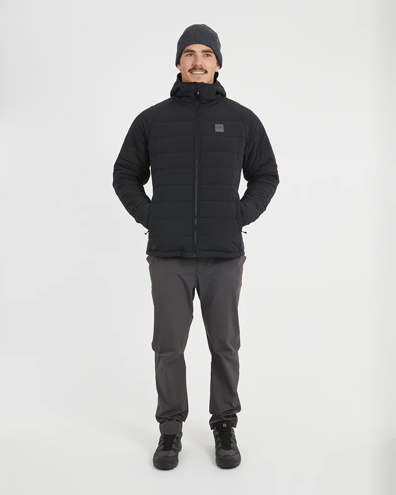 WOOLXLOFT Mens Puffer Jacket Black - Image 7