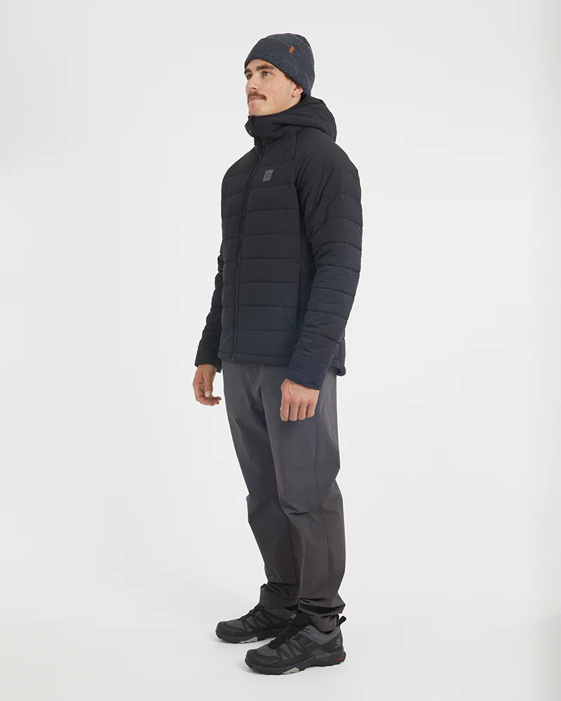 WOOLXLOFT Mens Puffer Jacket Black - Image 8