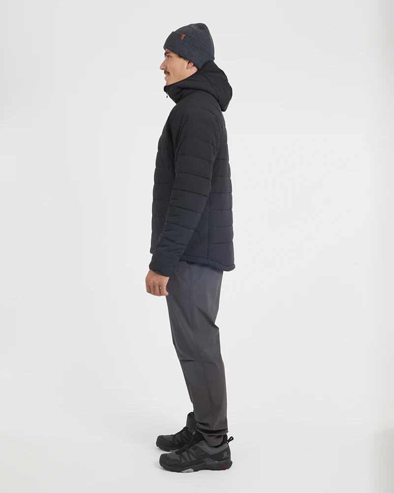 WOOLXLOFT Mens Puffer Jacket Black - Image 9
