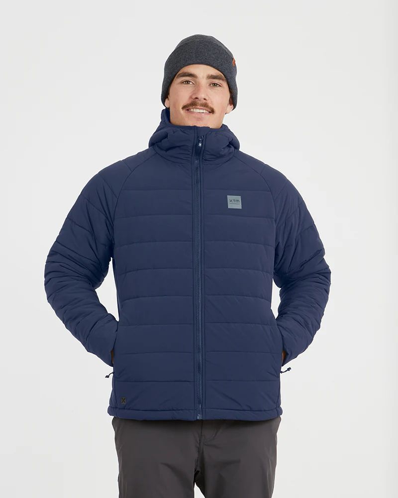 WOOLXLOFT Mens Puffer Jacket Slate Blue