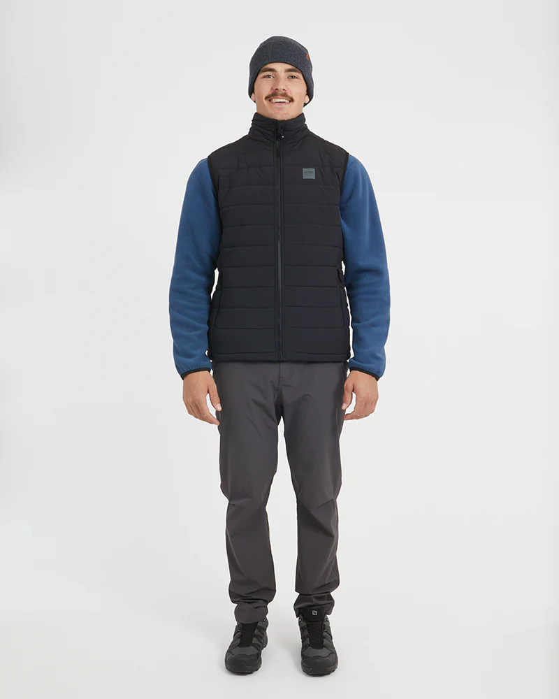 WOOLXLOFT Mens Puffer Vest Black - Image 10