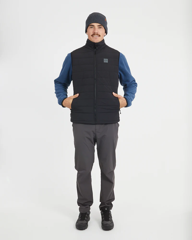WOOLXLOFT Mens Puffer Vest Black - Image 11